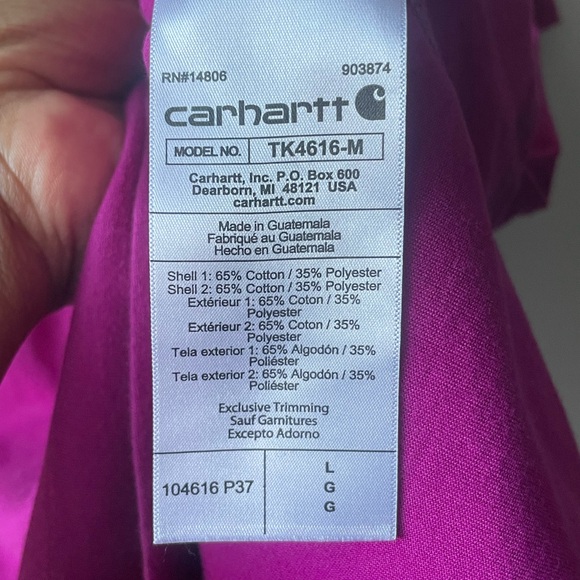 Carhartt Fuchsia Pocket Tee - Picture 5 of 9